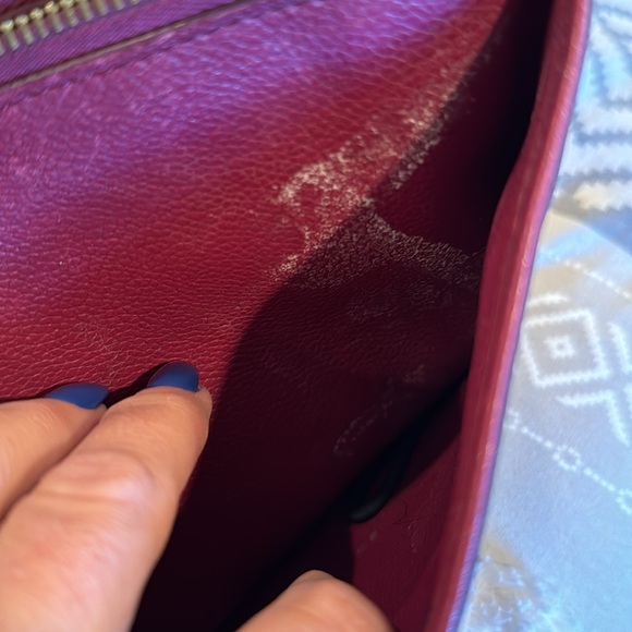 Authentic Louis Vuitton Pallas Pouchette leather clutch bag - Picture 7 of 11